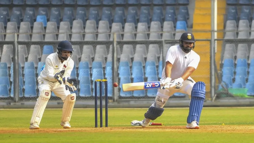 Rohit's practice begins