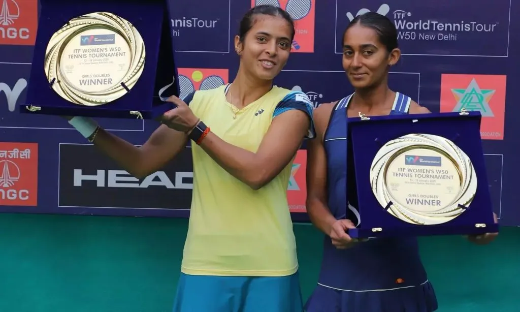 Ankita Raina wins doubles