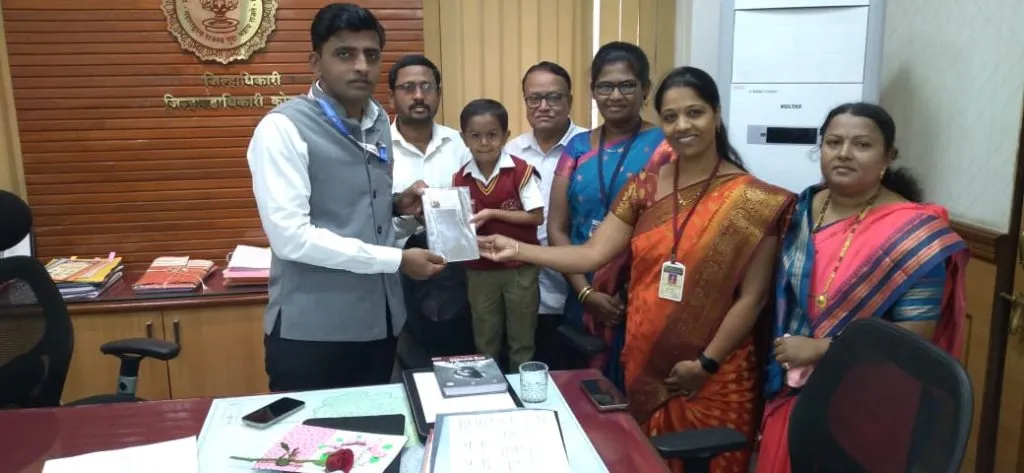 Prasad, a 10th grader, experienced the work of a District Collector.