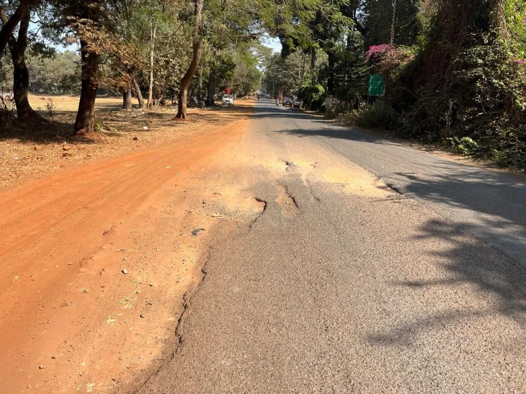 Biscuit Mahadev Temple Road Damage