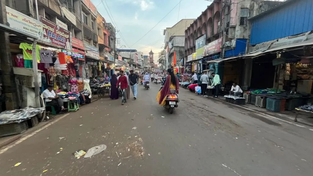 Ganpat Galli took a breath of fresh air