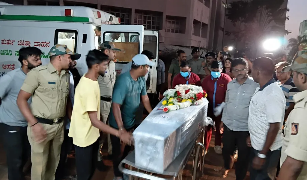 Bodies of victims brought to Belgaum