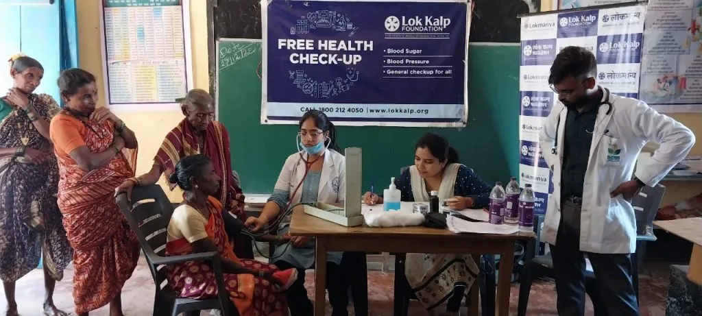 Health camp at Maan by Lokkalp Foundation