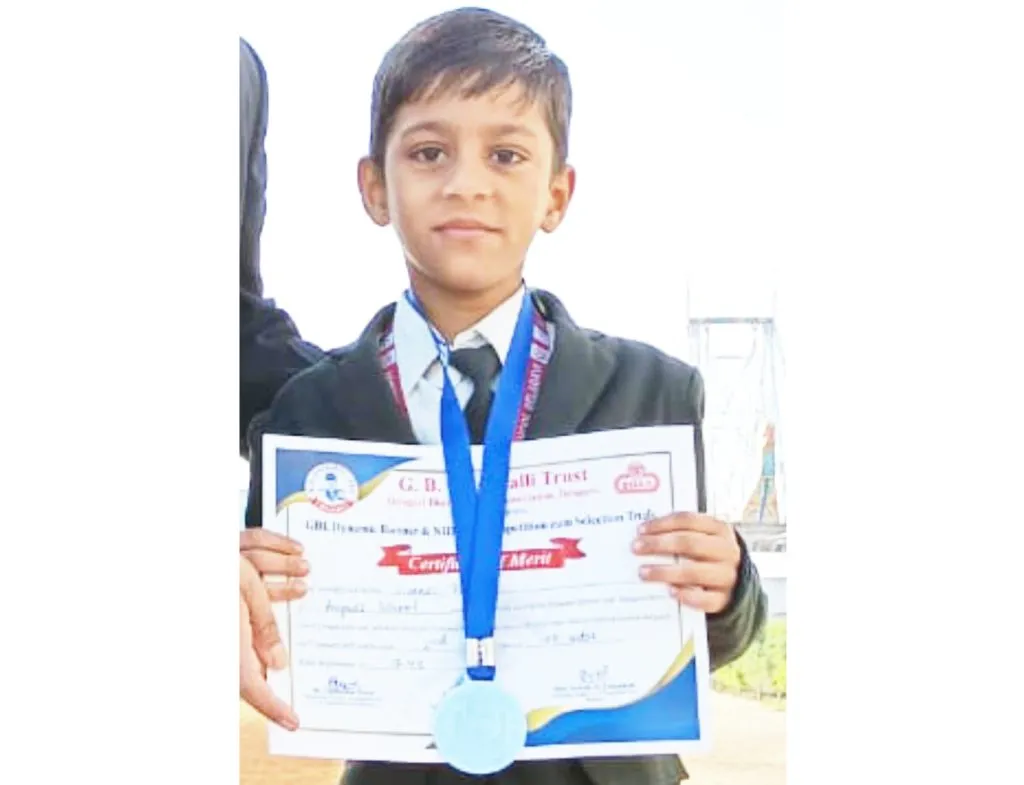 Vivansh's success in the state-level running competition