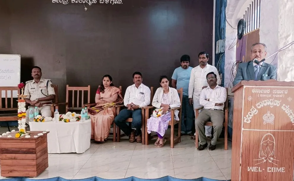 Awareness campaign against tobacco and alcohol consumption in Hindalga Jail