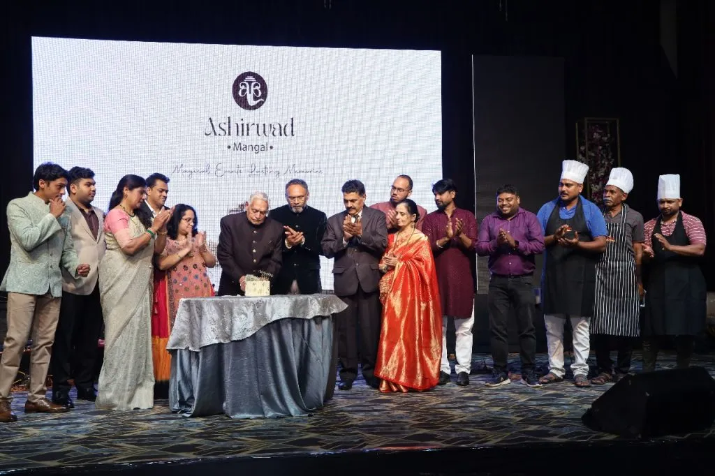 A gathering to mark the golden jubilee of the Ashirwad Mangal Office