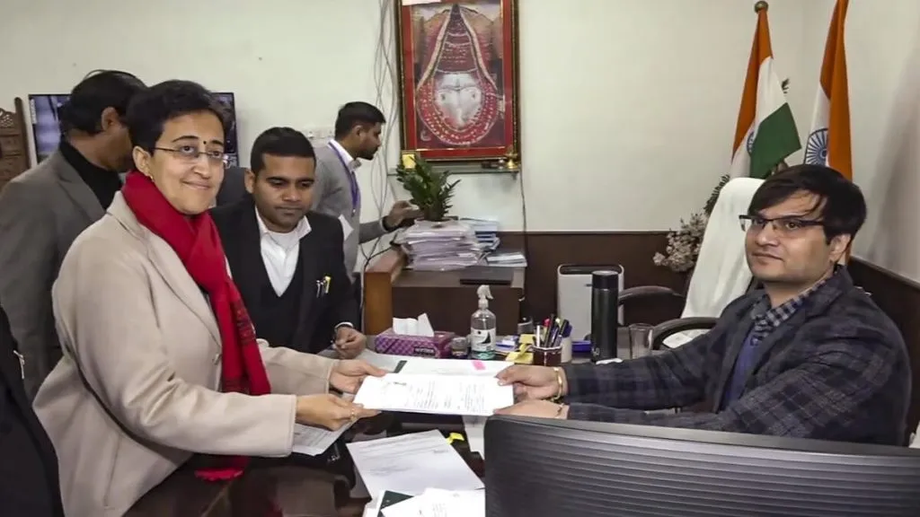Atishi filed her nomination in Kalkaji constituency.
