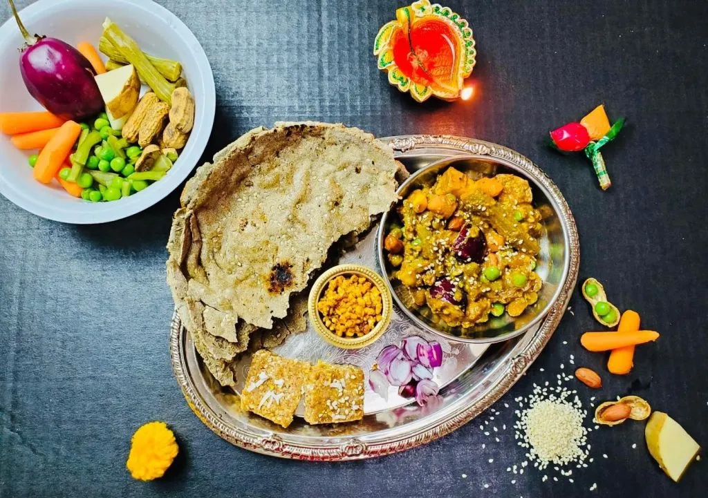 Purchase of breads, chutneys and vegetables for Bhogi