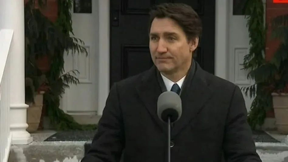 Canadian Prime Minister Justin Trudeau resigns