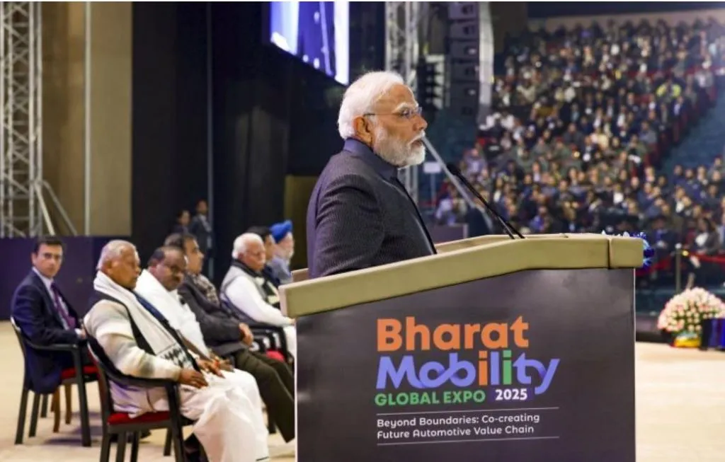 पंतप्रधान नरेंद्र मोदी यांच्या हस्ते ग्लोबल एक्स्पो 2025 चे उद्घाटन Prime Minister Narendra Modi inaugurates Global Expo 2025