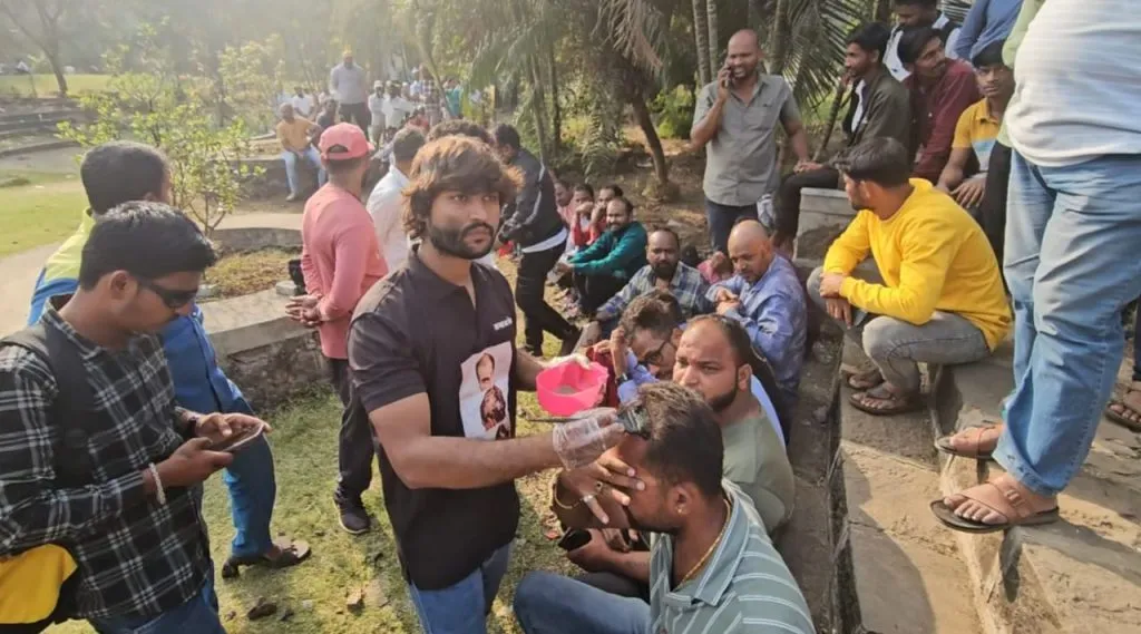 टक्क्लग्रस्तांना औषध देणारा सलमान पसार Salman, who gave medicine to bald people, disappears