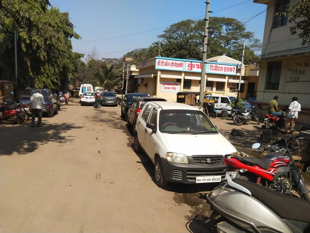 Encroachment has been removed, now plan parking