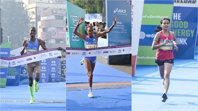Tesfaye, Chipekmoi win Mumbai Marathon