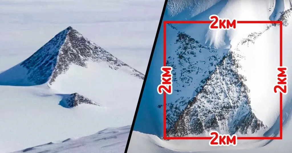 Pyramid-like structure in Antarctica