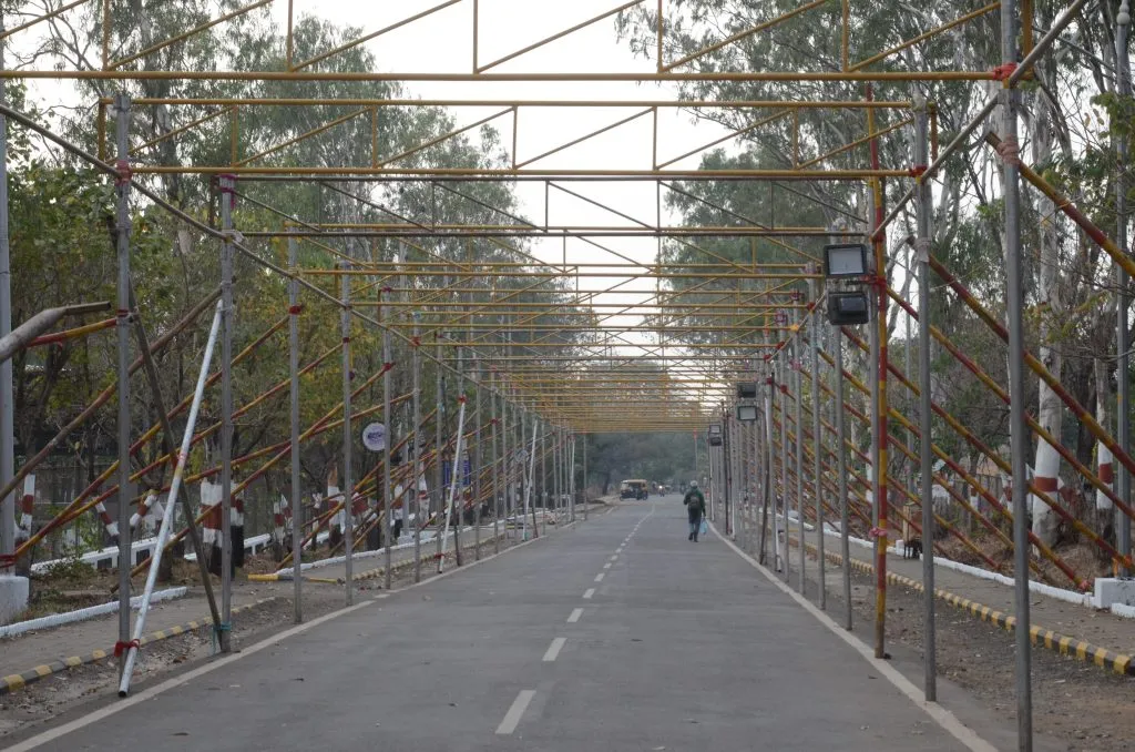Preparations for the convocation ceremony are in full swing.