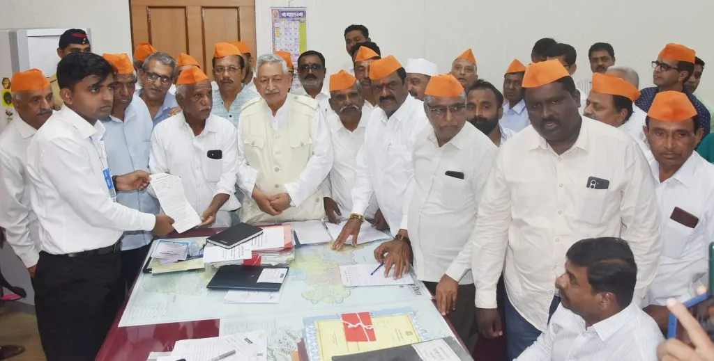 Border residents hold protest in Kolhapur