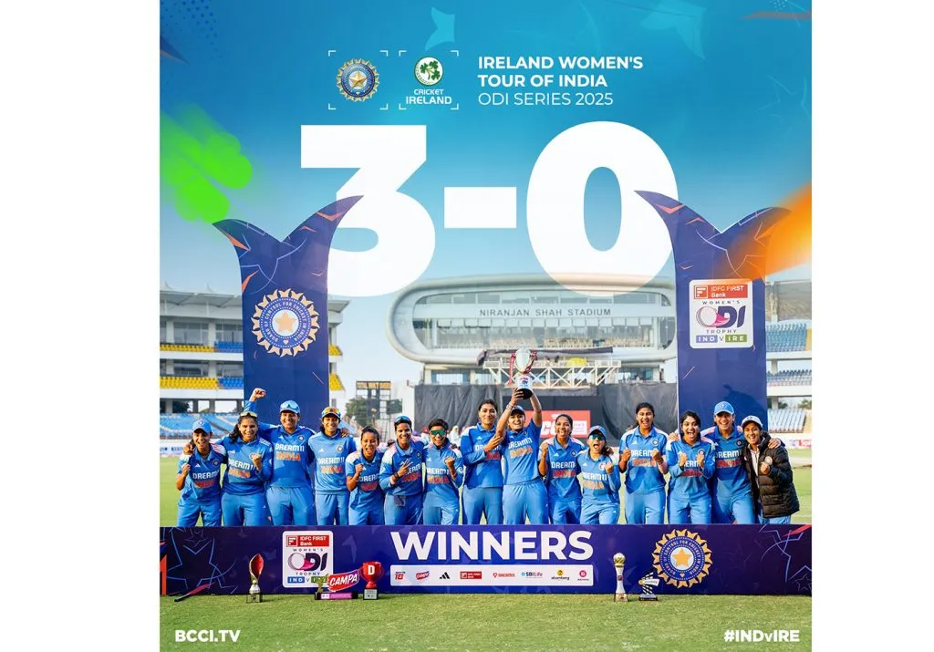 Indian women's record ODI score