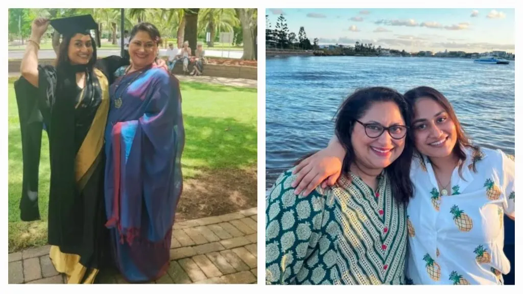 Actress Sukanya Mohan arrives in Australia