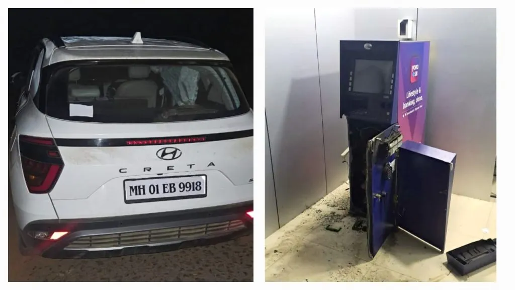19 lakhs looted by breaking into ATM
