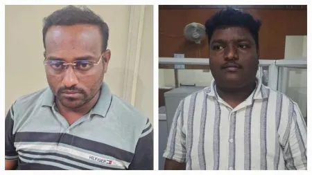 लाच घेताना दोन पंटर ‘लाचलुचपत’च्या जाळ्यात Two punters caught in 'bribery' trap while accepting bribe