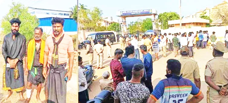 Hundreds of citizens took to the streets in protest