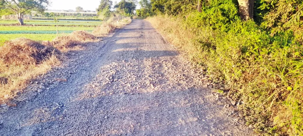 Pathetic condition of old Belgaum-Dhamane road