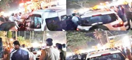 Accident after car rams into crowd, young woman dies, 8 others injured