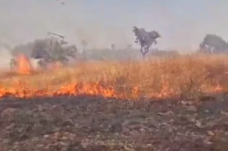 Fire in the mountains of five villages