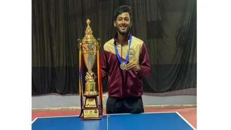 रजत तोरसकरची खेलो इंडिया आणि राष्ट्रीय टेबल टेनिस स्पर्धेत दुसऱ्यांदा निवड