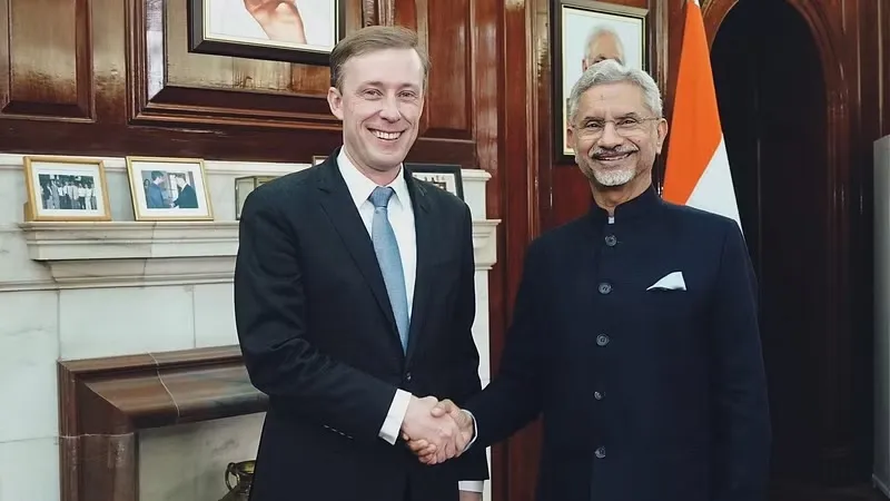 जयशंकर-सुलीव्हनमध्ये द्विपक्षीय चर्चा Jaishankar-Sullivan hold bilateral talks