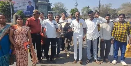 Milk producing farmers in Kolhapur district are aggressive