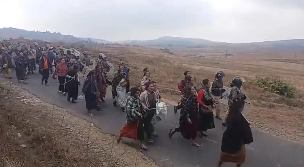 Crowd attacked with sticks, tear gas in Meghalaya