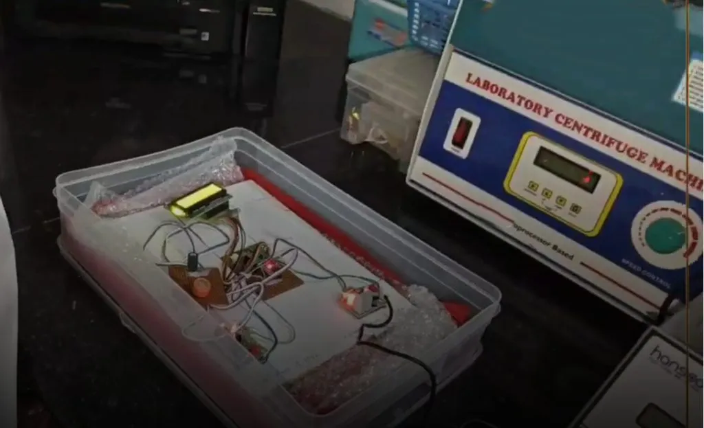 A puff... tells you the blood sugar level