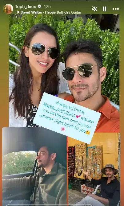 Tripti Dhimri gives a special message to her boyfriend