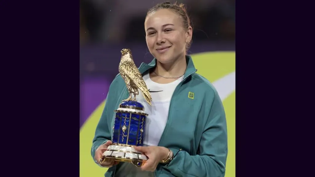 कतार स्पर्धेत अॅनिसिमोव्हा विजेती Anisimova wins Qatar tournament