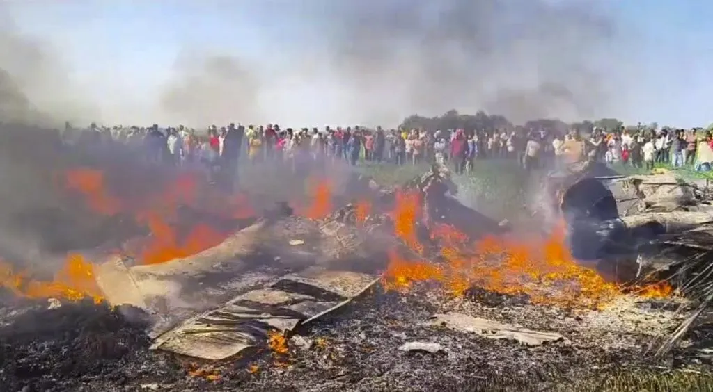 Air Force's 'Mirage' crashes in Madhya Pradesh