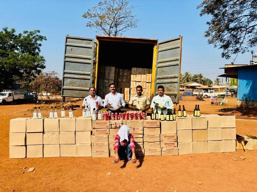 Illegal liquor stock worth Rs 92 lakh seized in Rajapur