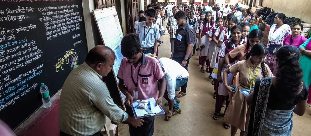 Class 10th exams are going on smoothly at 41 exam centers in the district.