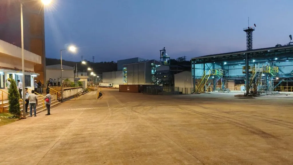 Air leak at Lotte company