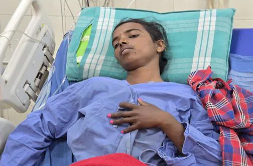 Drunk husband stabs wife in the back