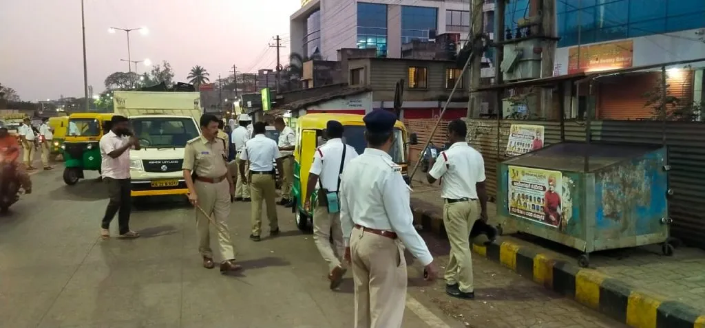 The Transport Department's encroachment removal campaign continues.