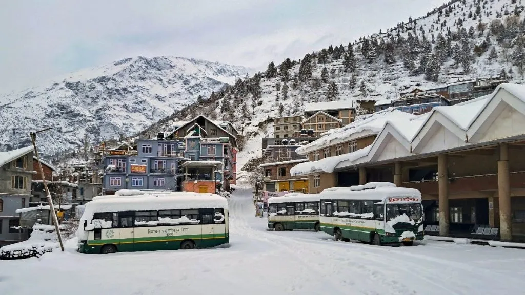 Heavy snowfall in Himachal Pradesh