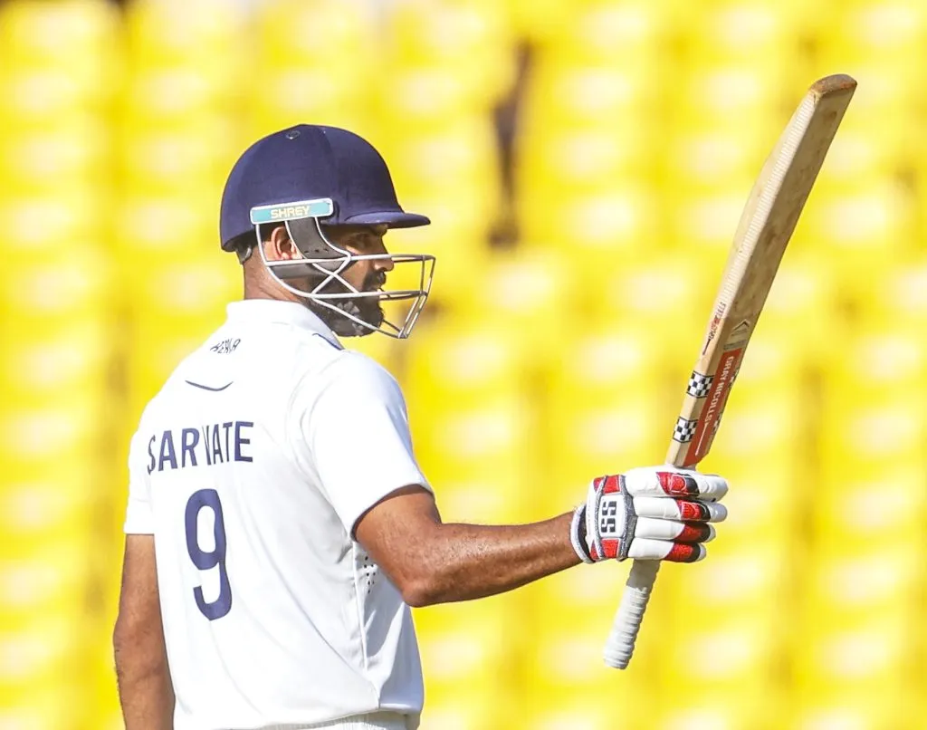 Malewar's half-century, Vidarbha's 379 runs