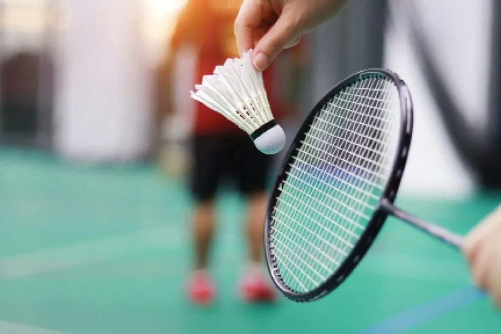 Training camp for badminton players