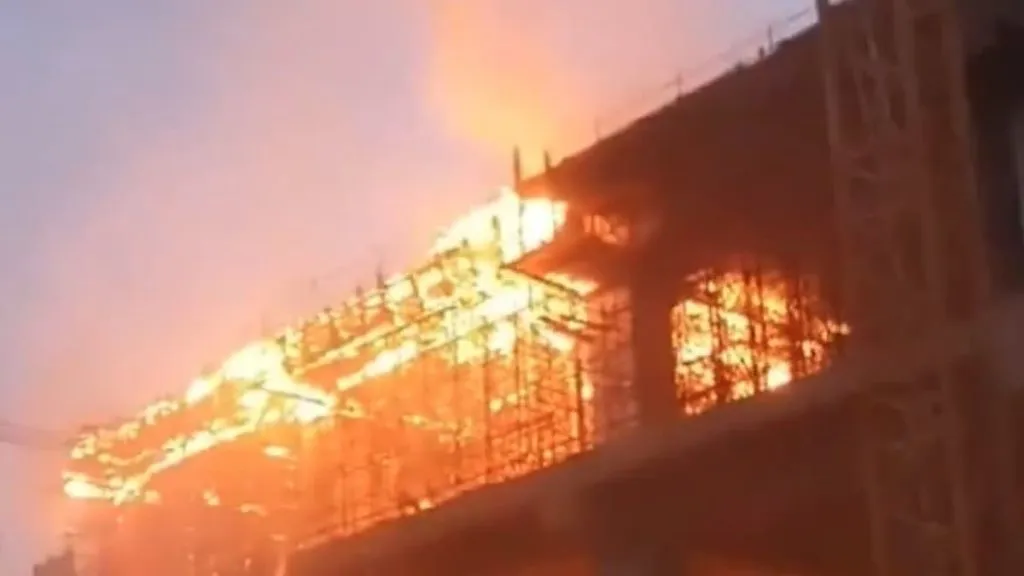 Fire breaks out at under-construction bullet train station in Gujarat