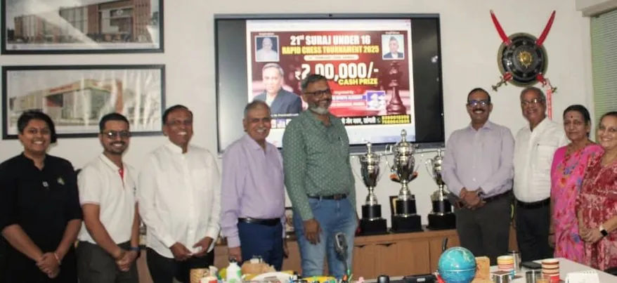 Two lakh prize money for this year's Suraj Chess Competition