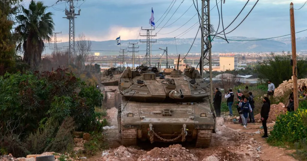 Israeli tanks enter the West Bank