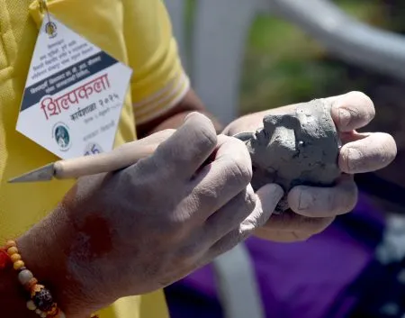 Sculptures created by sculptors