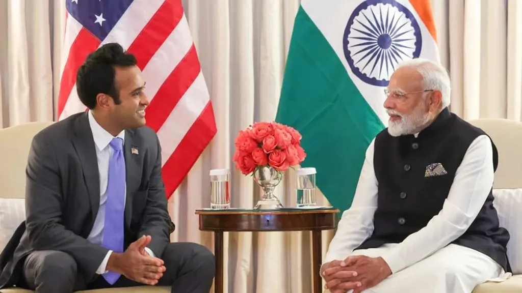 PM Modi talks with Ramaswamy, Musk