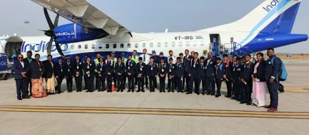 21 Municipal Corporation school children fly into space..